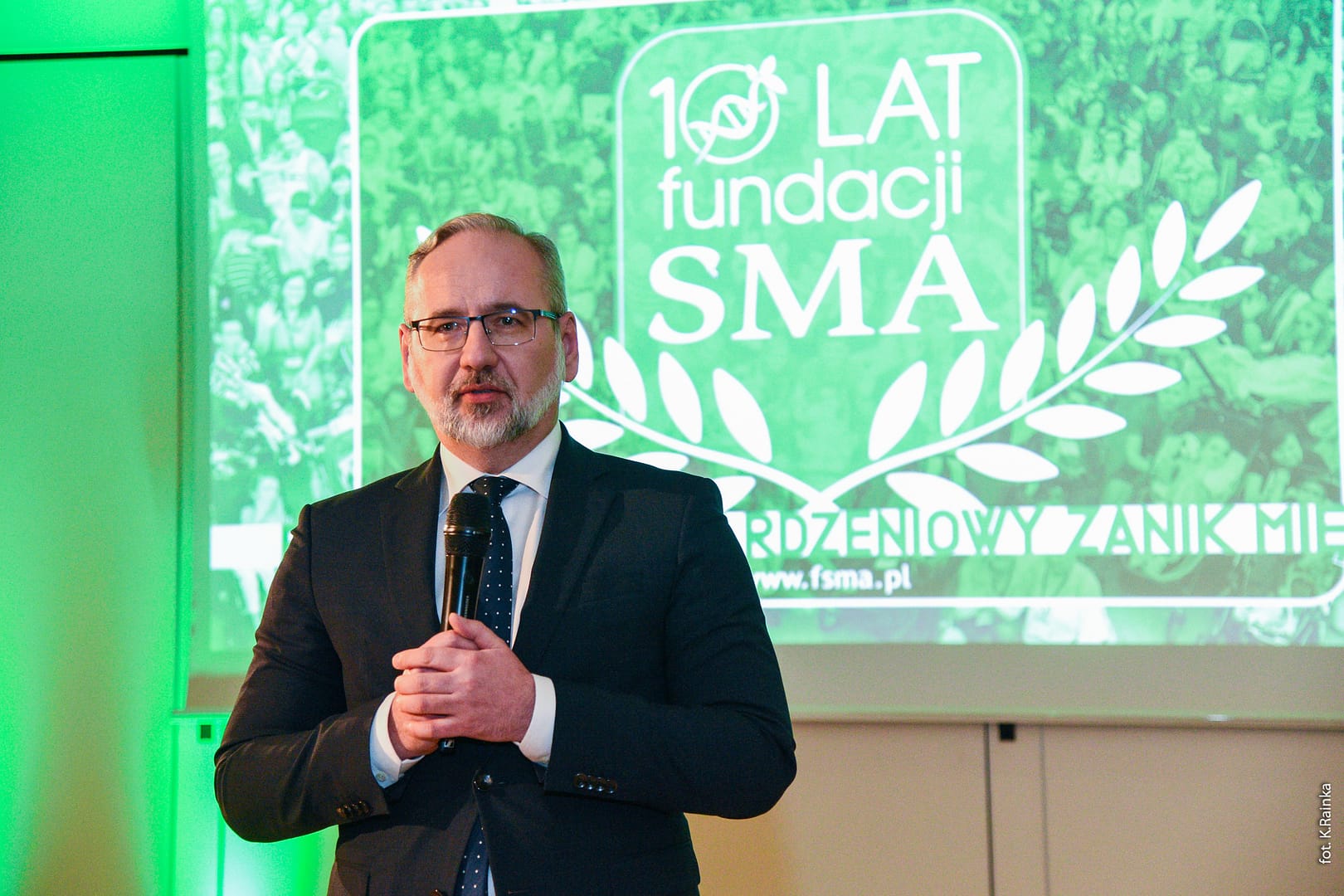 organizator wydarzeń minister zdrowia Adam Niedzielski